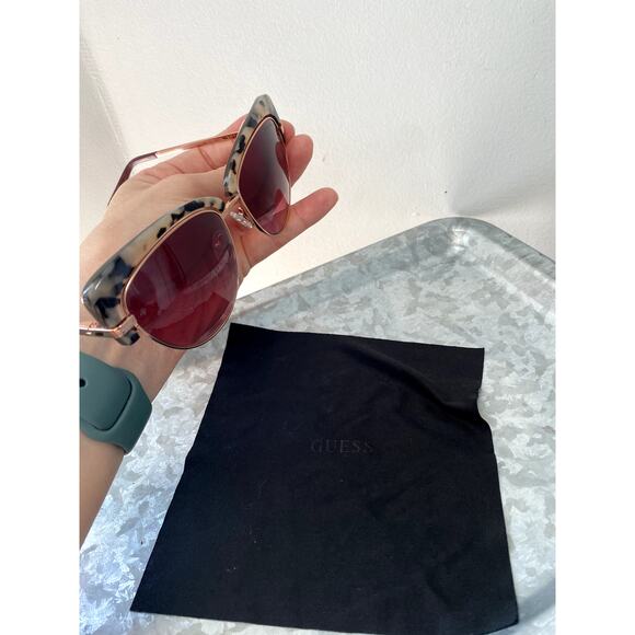 Ted Baker Semi Metal/Plastic Cat Eye Women's Sunglasses Ivory Tortise TBW051 - Picture 11 of 15